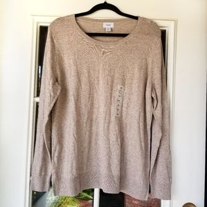 Old Navy Classic Crewneck Oatmeal Sweater